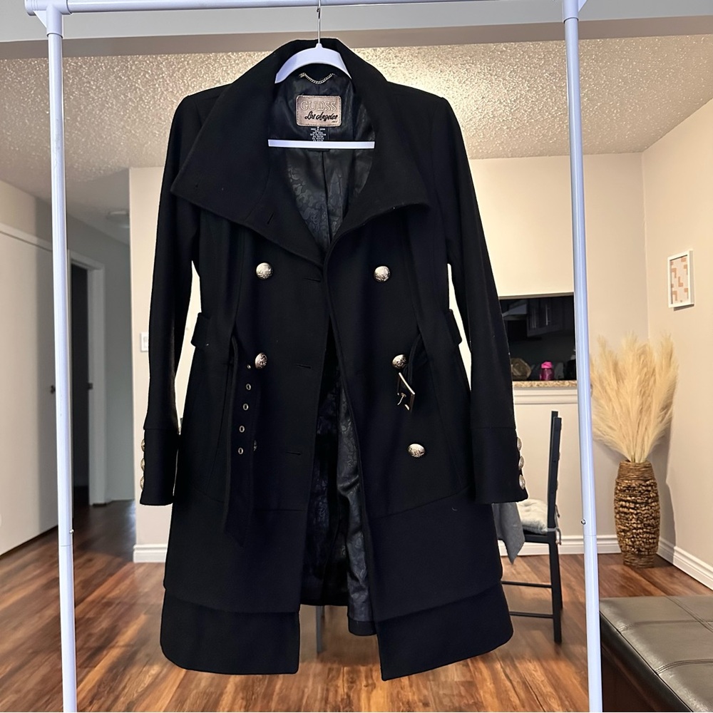 Guess Double-Breasted Coat